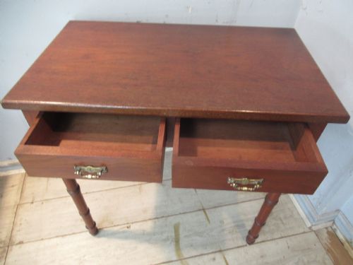 LATE VICTORIAN MAHOGANY SIDE TABLE - ADDITIONAL PHOTO 9