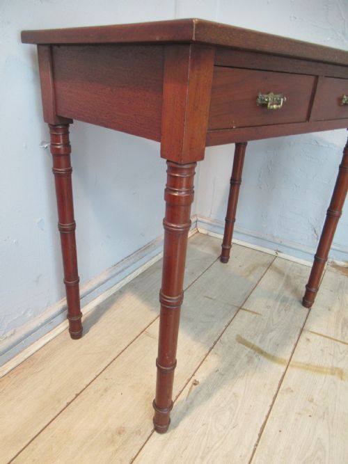 LATE VICTORIAN MAHOGANY SIDE TABLE - ADDITIONAL PHOTO 3
