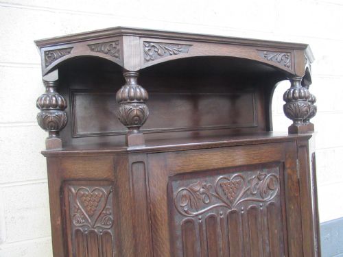 LARGE OAK HALL WARDROBE - ADDITIONAL PHOTO 3