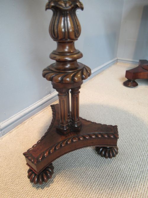 UNUSUAL 19TH CENTURY MAHOGANY PLANTER AND FIGURE STAND - ADDITIONAL PHOTO 3