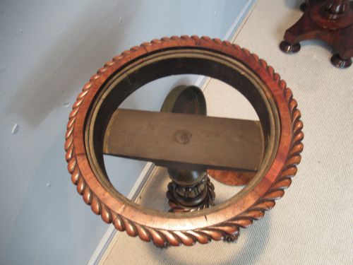 UNUSUAL 19TH CENTURY MAHOGANY PLANTER AND FIGURE STAND - ADDITIONAL PHOTO 8
