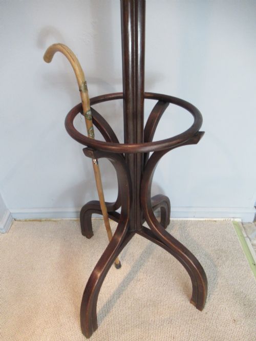BENT WOOD 1920S HAT AND COAT STAND - ADDITIONAL PHOTO 8