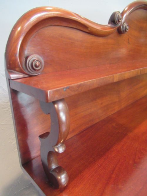 VICTORIAN MAHOGANY 1870S SMALL CHIFFONIER - ADDITIONAL PHOTO 4