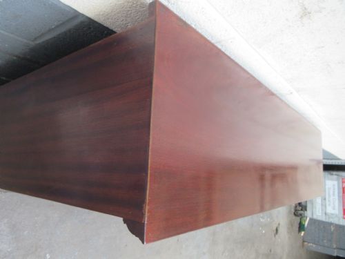 EDWARDIAN PERIOD MAHOGANY OPEN BOOKCASE - ADDITIONAL PHOTO 6