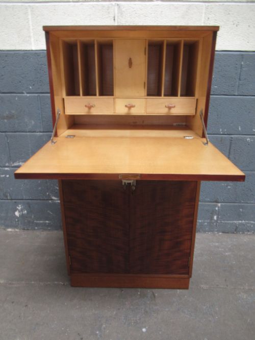 ART DECO PERIOD WRITING BUREAU DESK