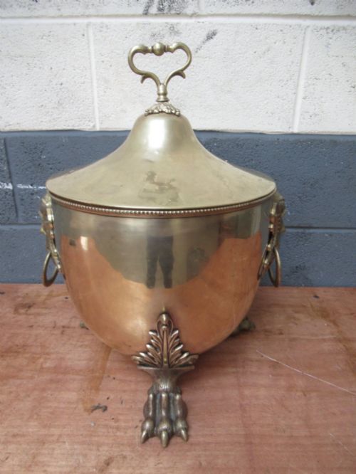 Brass   Decorative Bucket        1910s.