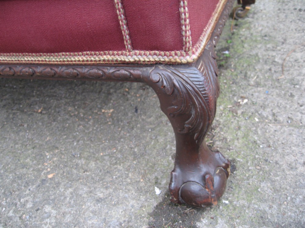 Two seat chippendale style sofa couch View V