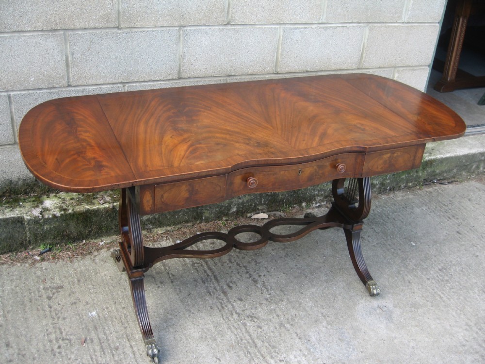 Mahogany  sofa table