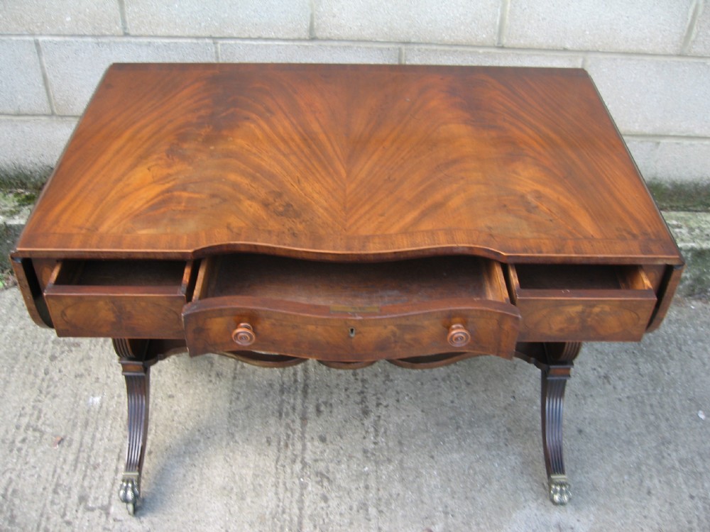 Mahogany  sofa table View II