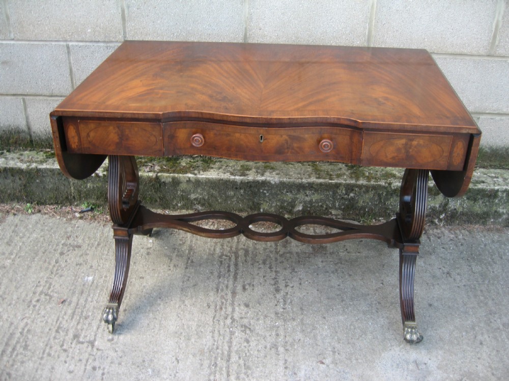 Mahogany  sofa table View III