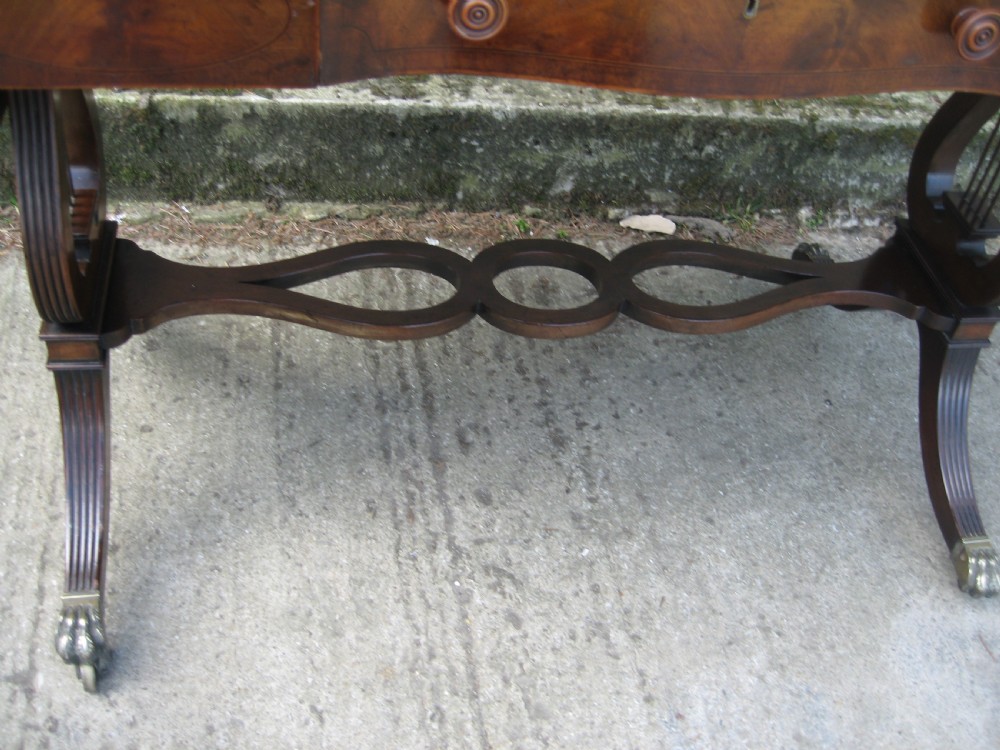 Mahogany  sofa table View VI