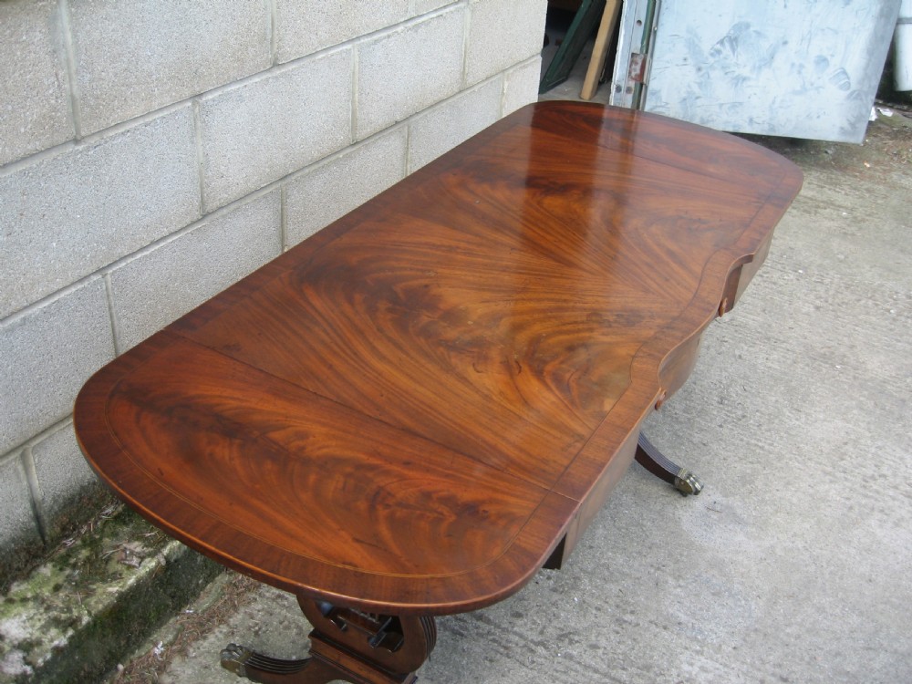 Mahogany  sofa table View VIII