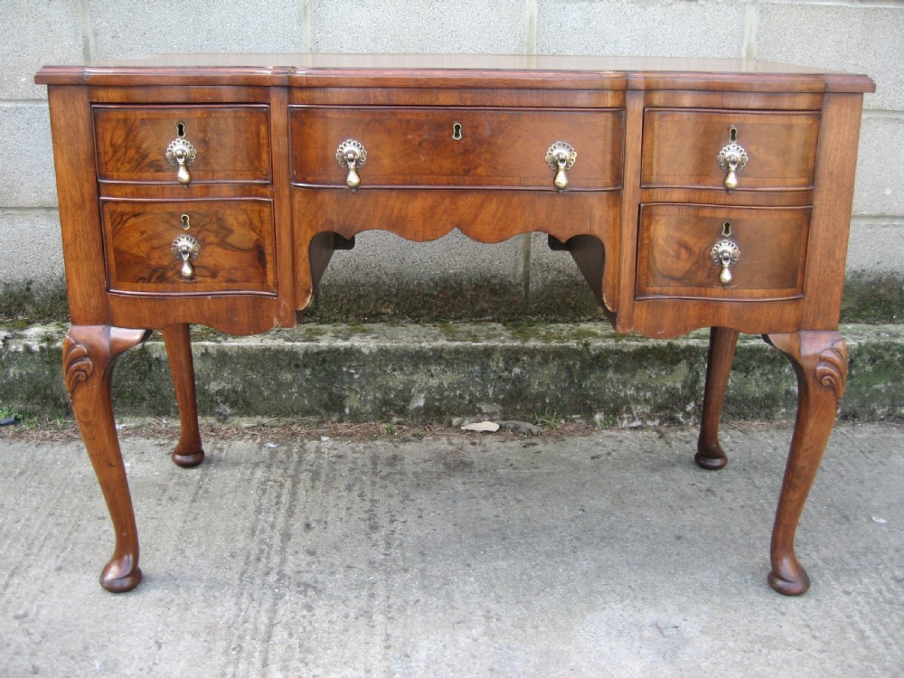 Walnut writing desk  View II