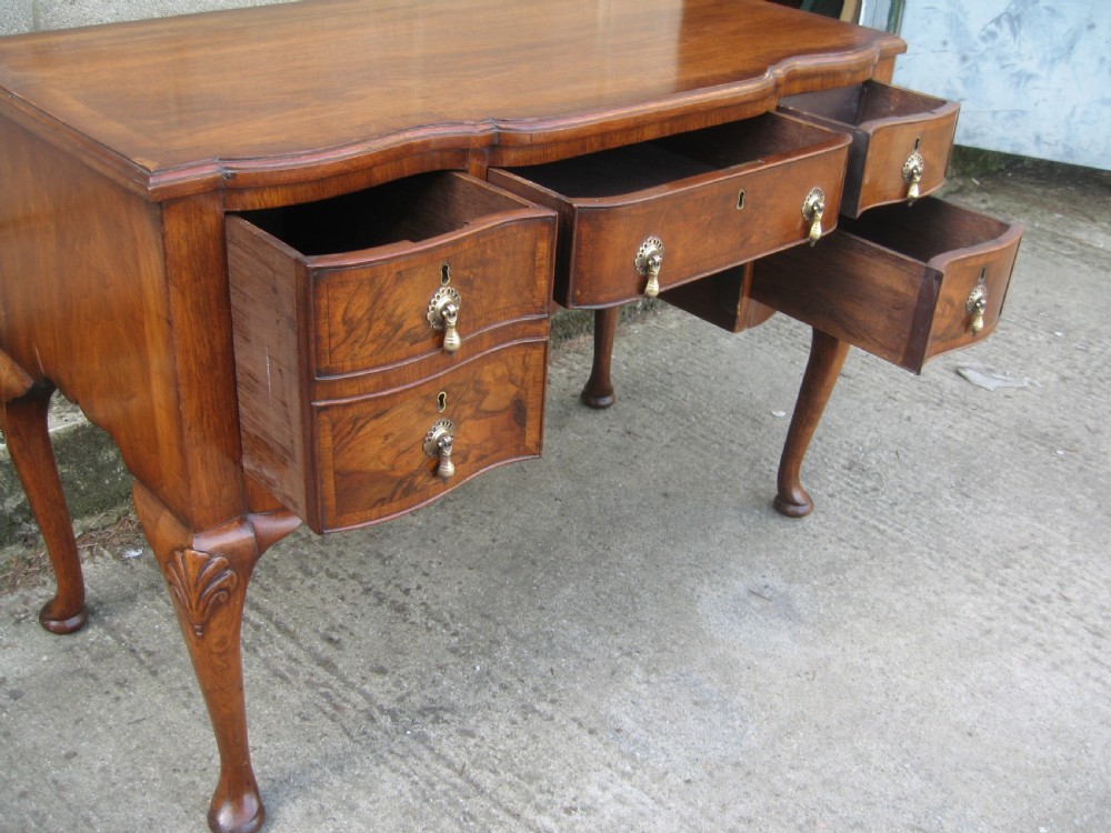 Walnut writing desk  View V
