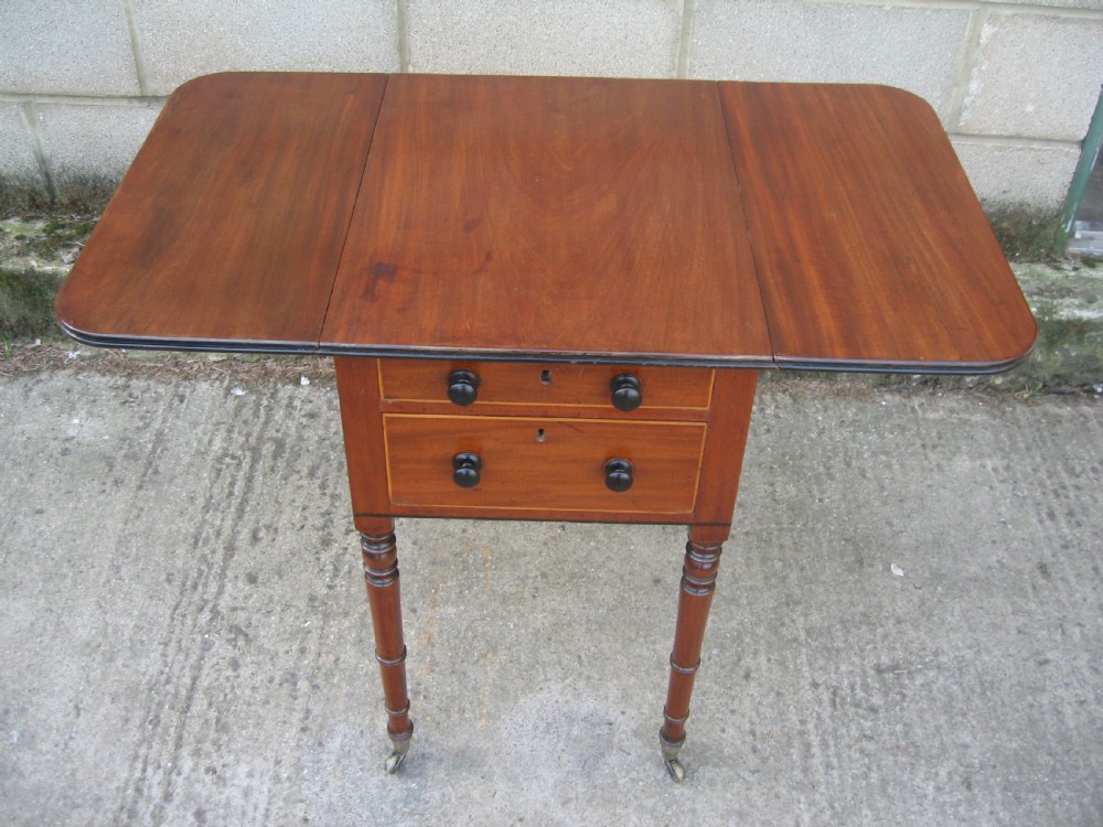 Regency period mahogany  occasional  table View II