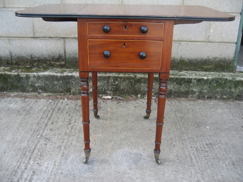 Regency period mahogany  occasional  table View III