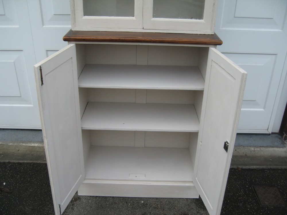 Slim  painted pine  bookcase kitchen cupboard View IV