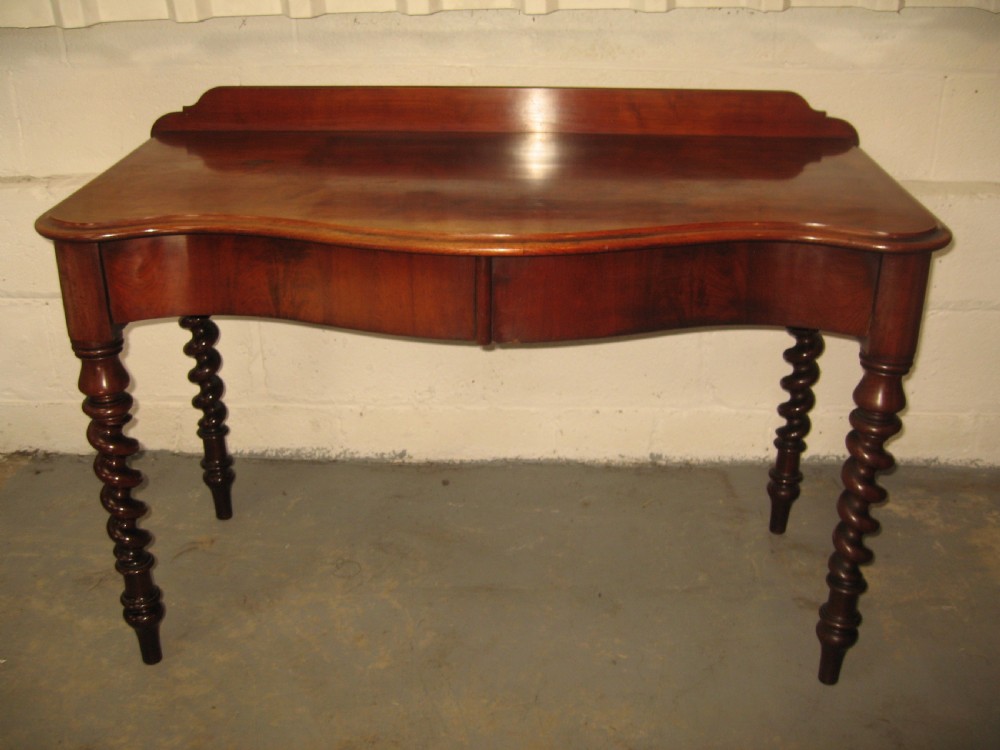 Victorian mahogany  side   dressing table View II