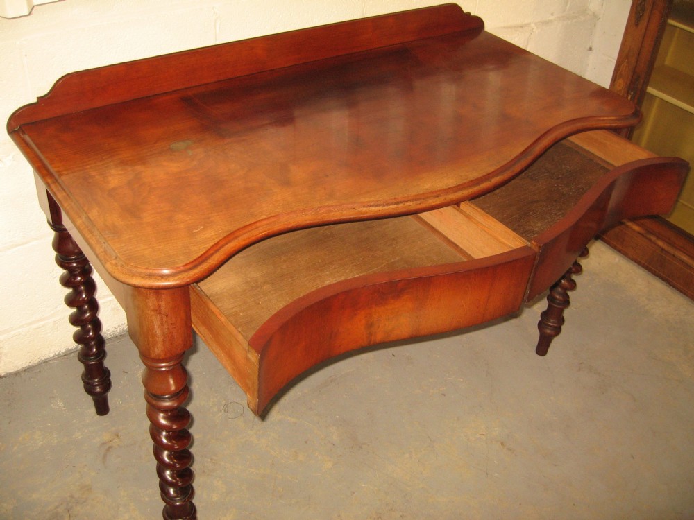 Victorian mahogany  side   dressing table View III