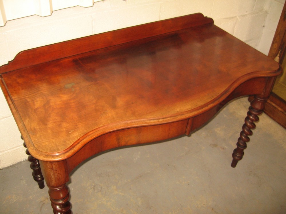 Victorian mahogany  side   dressing table View IV