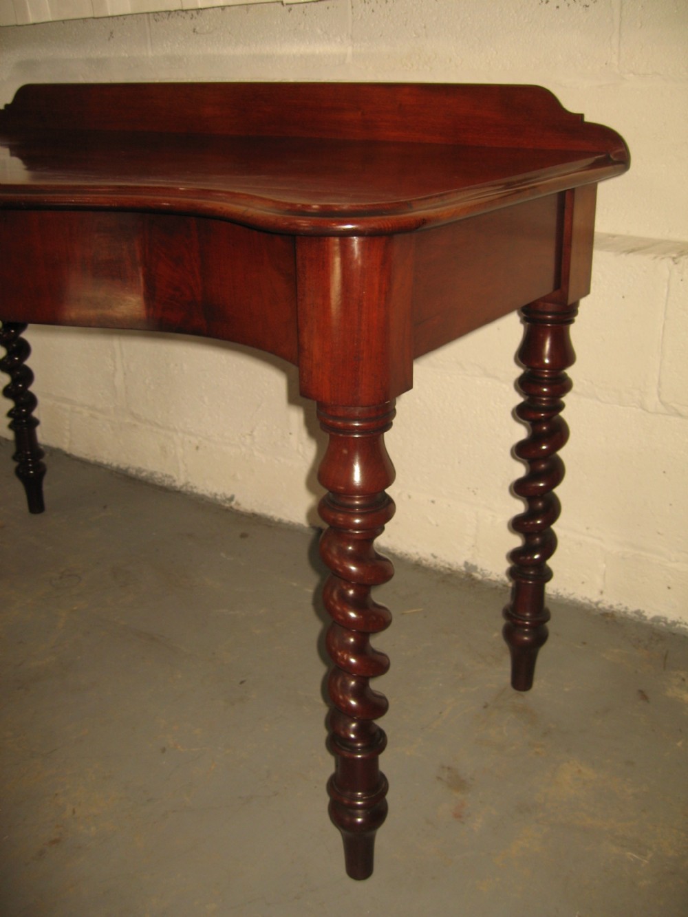Victorian mahogany  side   dressing table View VI