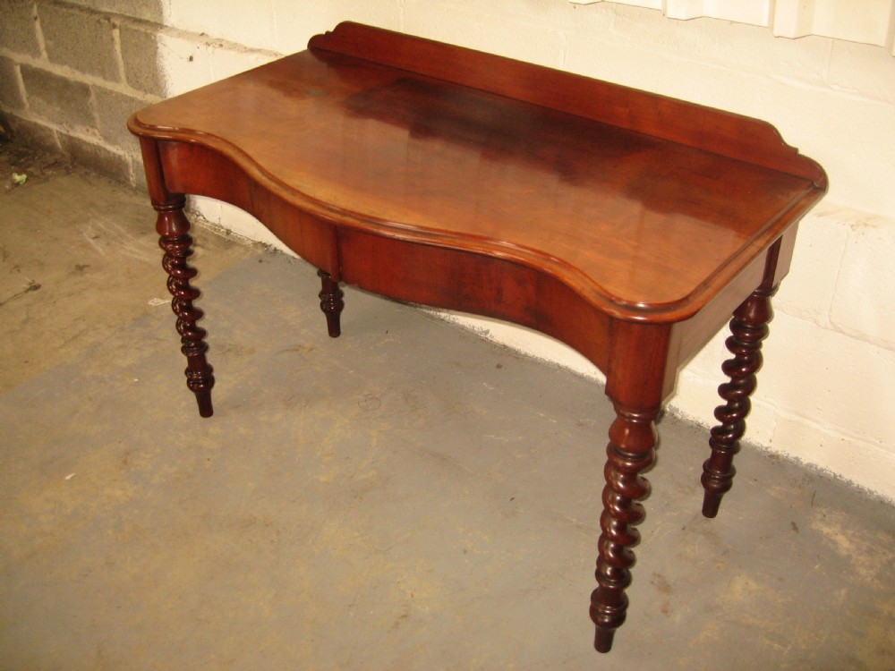 Victorian mahogany  side   dressing table View VII