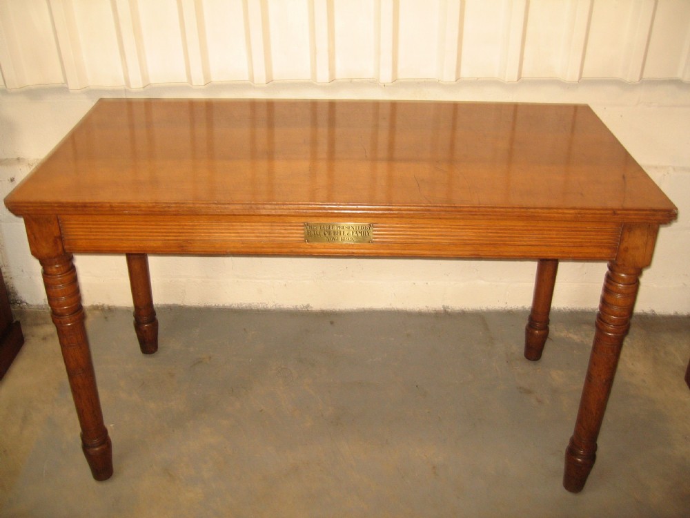 Victorian Oak   high side table