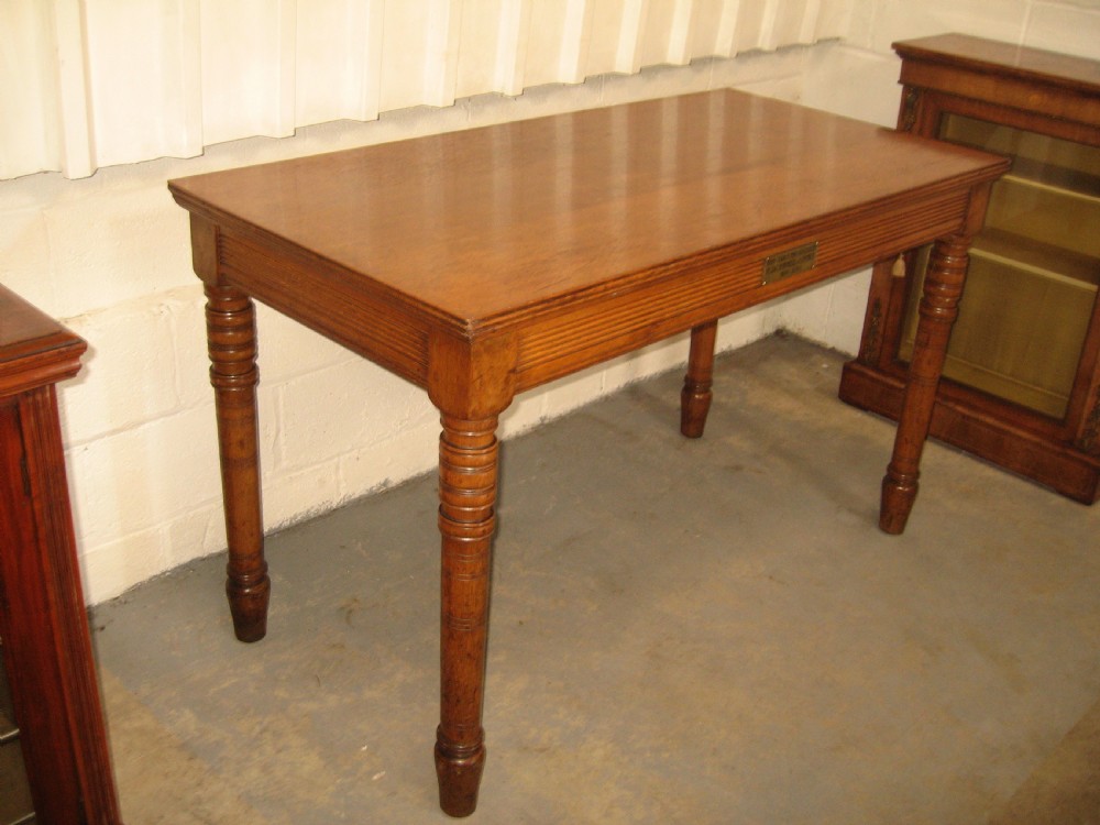 Victorian Oak   high side table View II