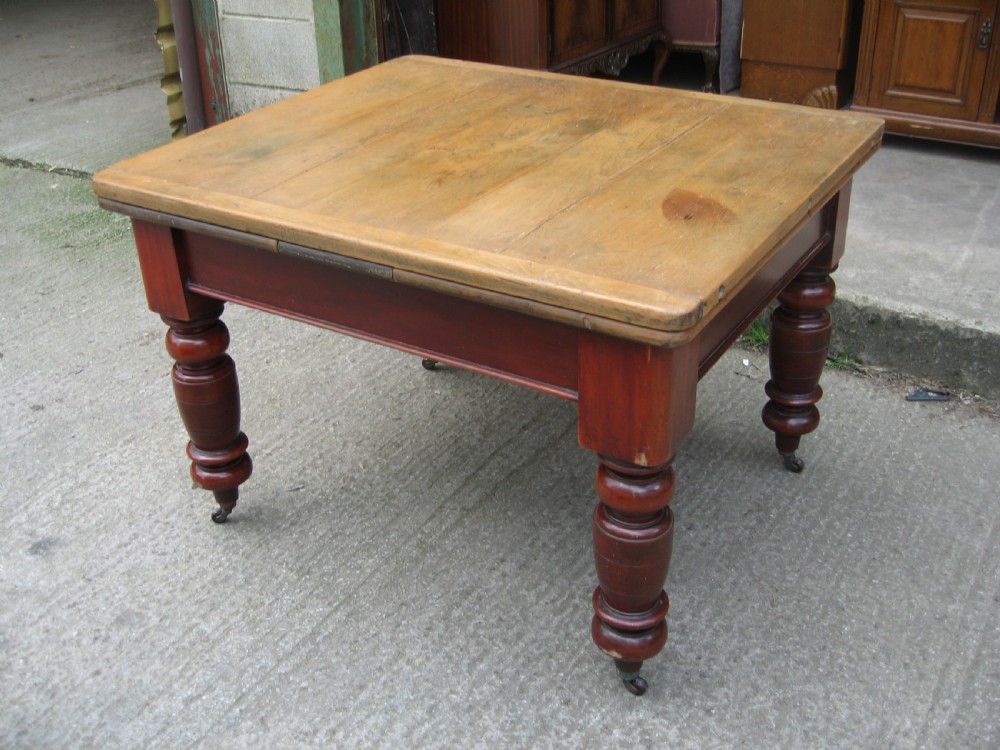 Victorian  pine  extending table View III
