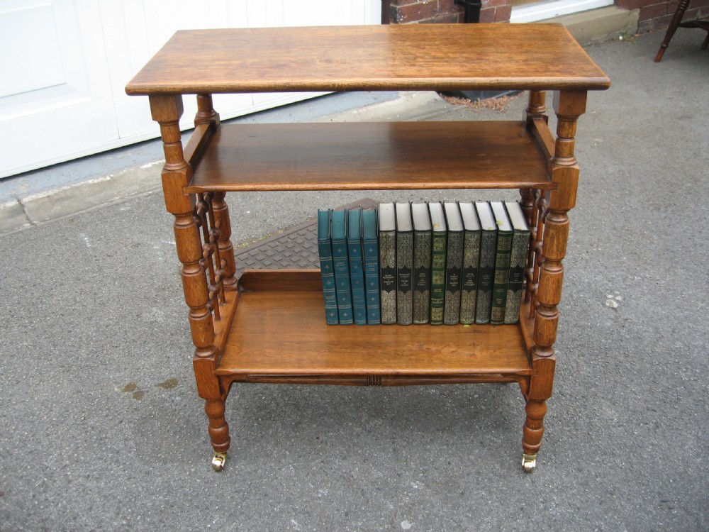Liberty  style  oak open bookcase