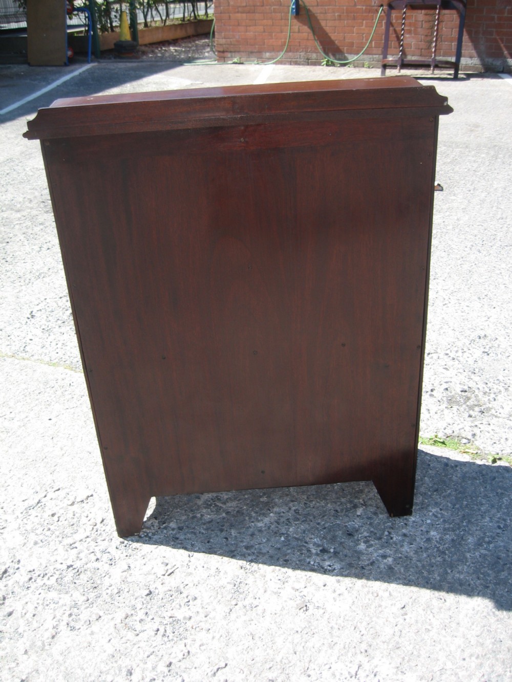 Double sided mahogany magazine paper rack View V