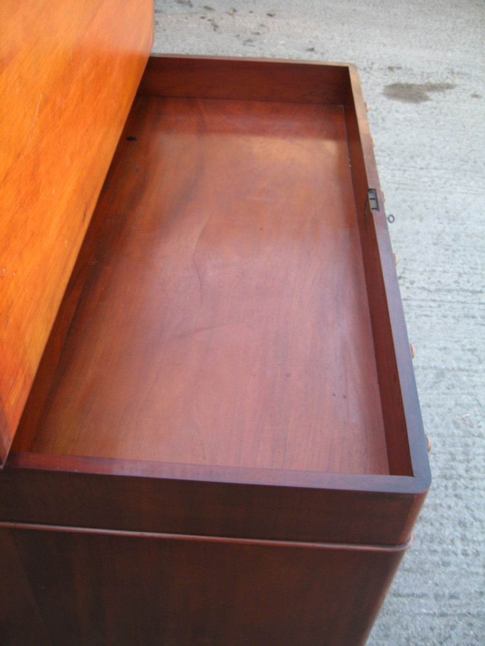 Unusual Victorian mahogany  desk View VII