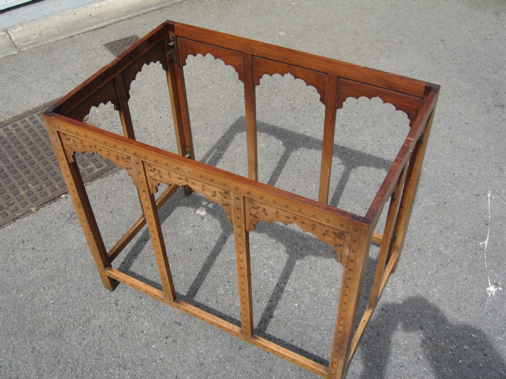 Indian  teak folding  table and tray View V