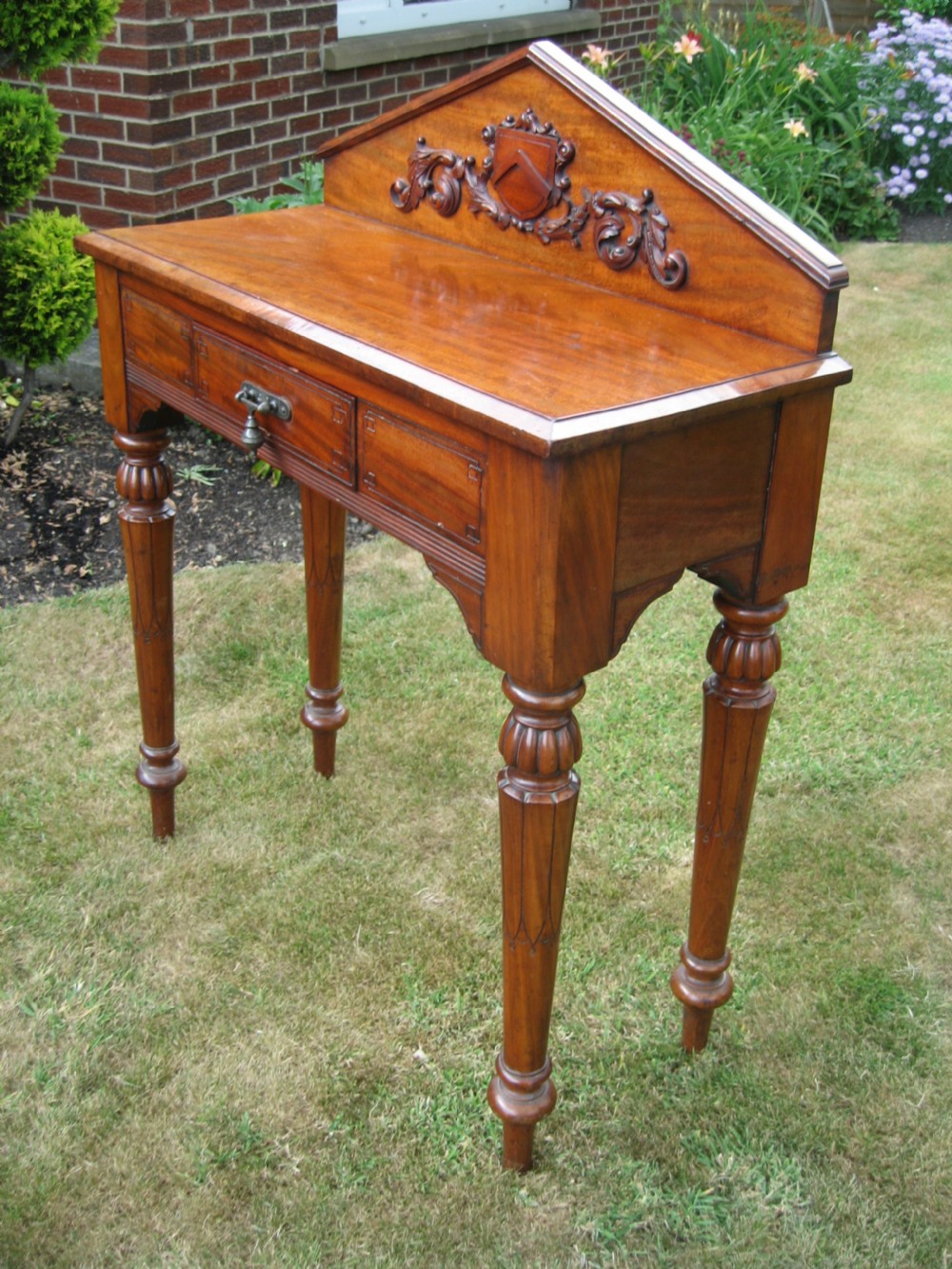 Victorian mahogany side table  View II