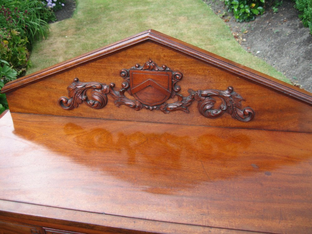 Victorian mahogany side table  View III