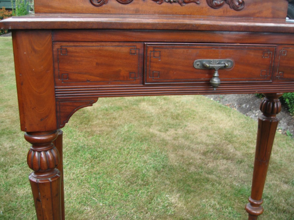 Victorian mahogany side table  View V