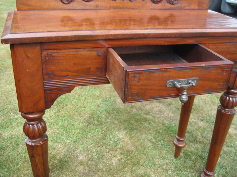 Victorian mahogany side table  View VI