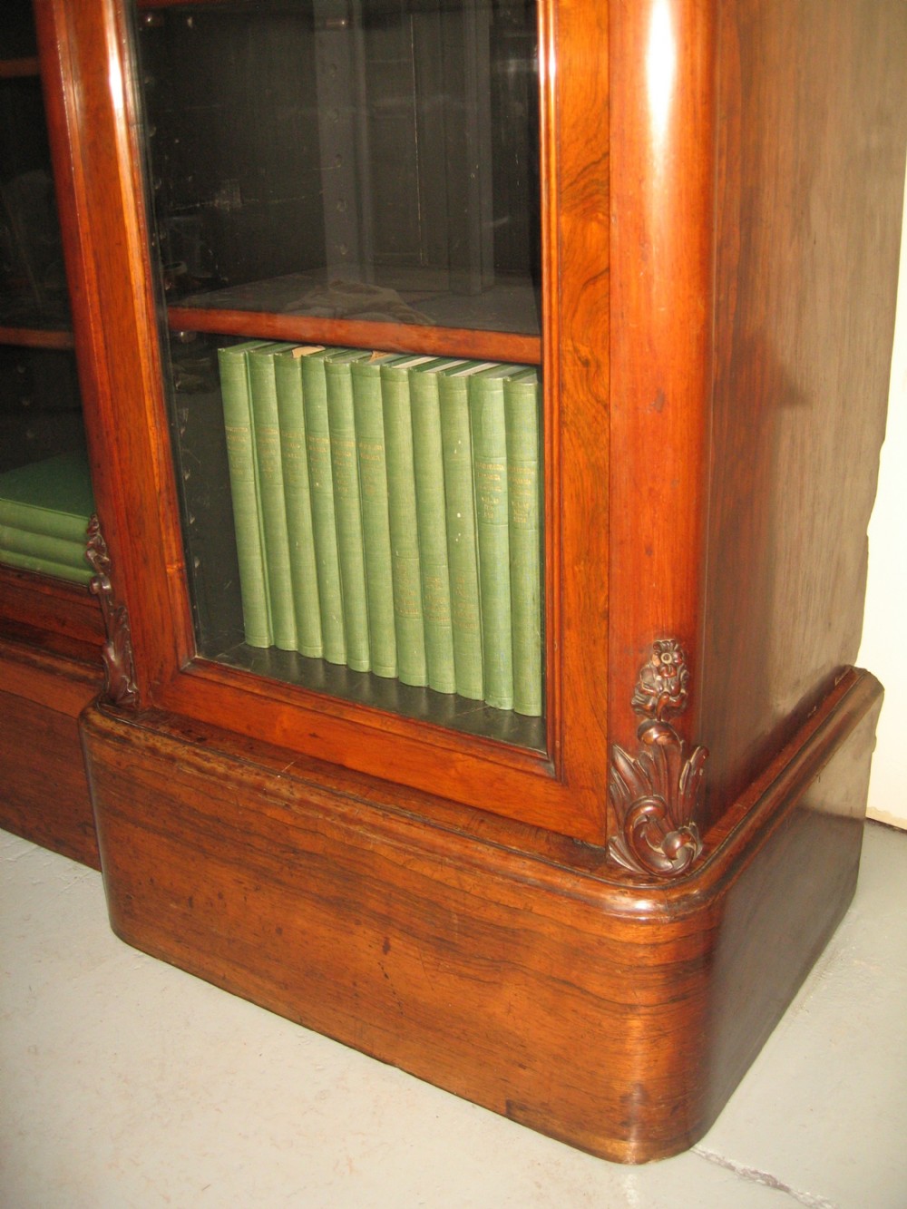 Large 19th century  Rosewood  five door bookcase View IV