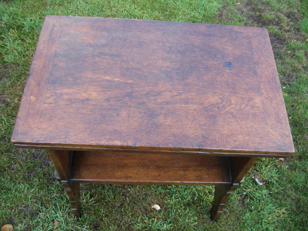 Oak  folding top coffee table  View VII
