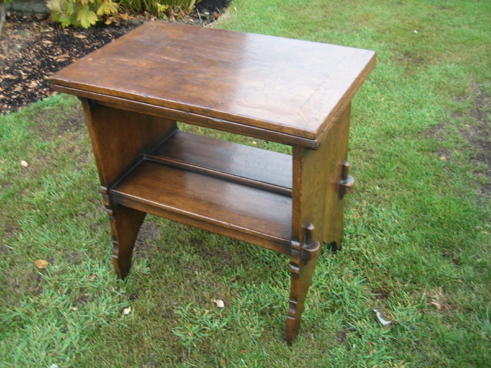 Oak  folding top coffee table  View IX