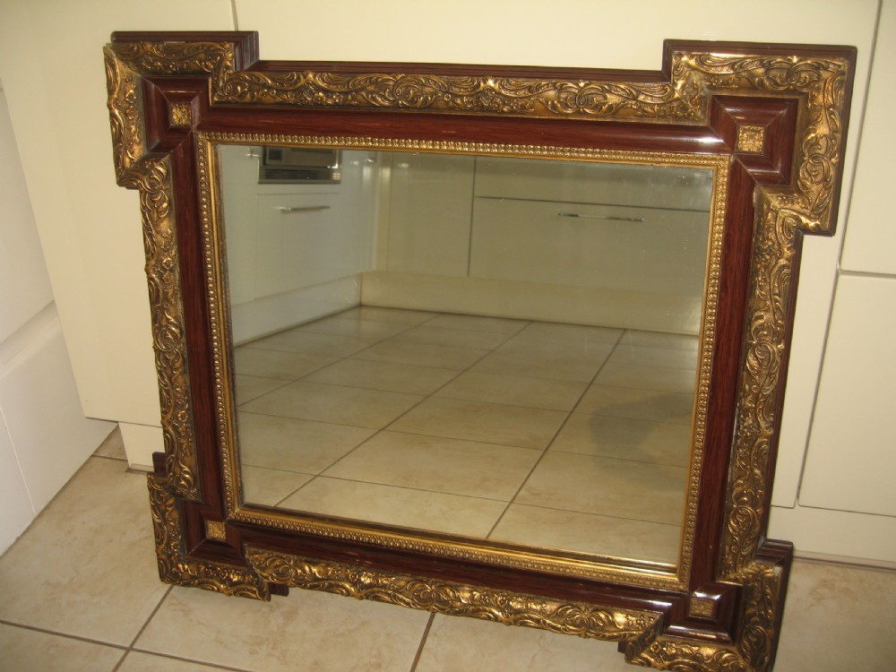Late victorian  wall mirror
