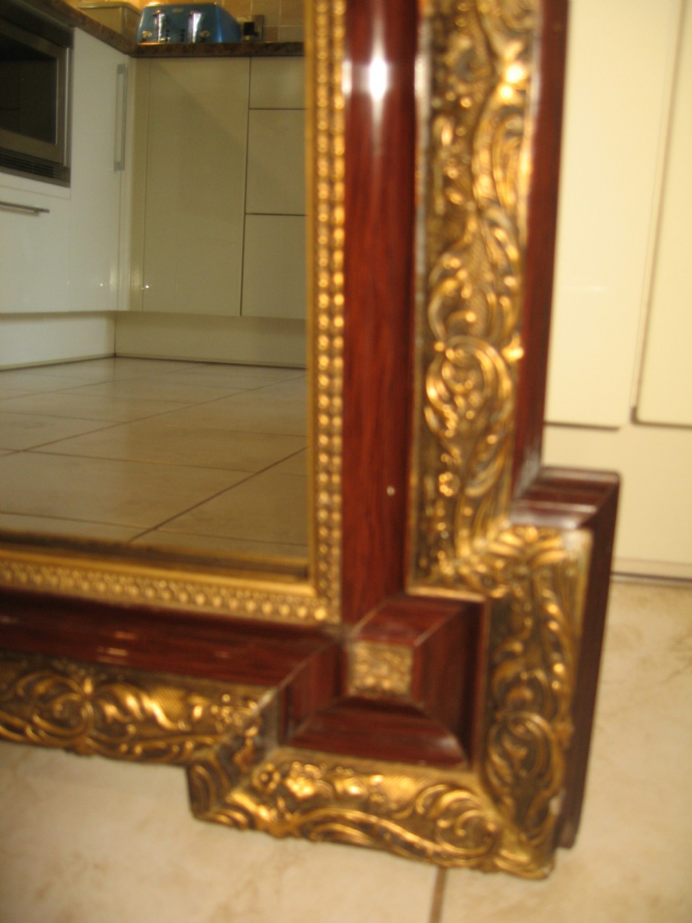 Late victorian  wall mirror View III