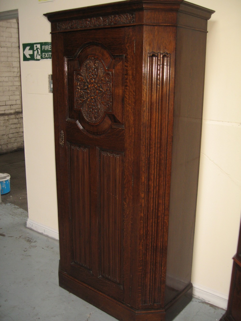 Oak hall wardrobe