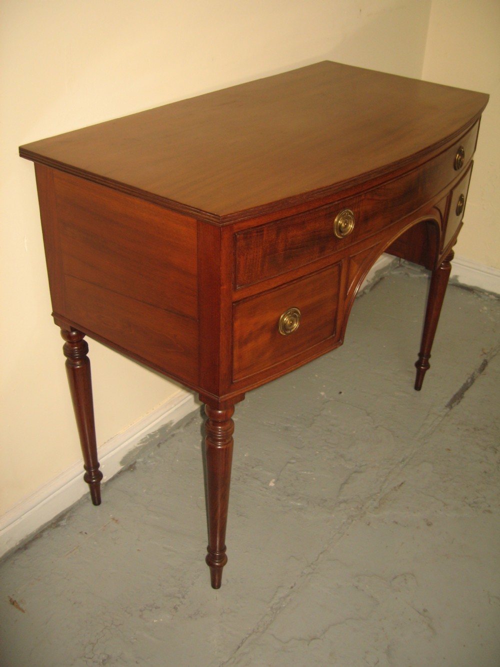Bow front  small side cabinet View IV