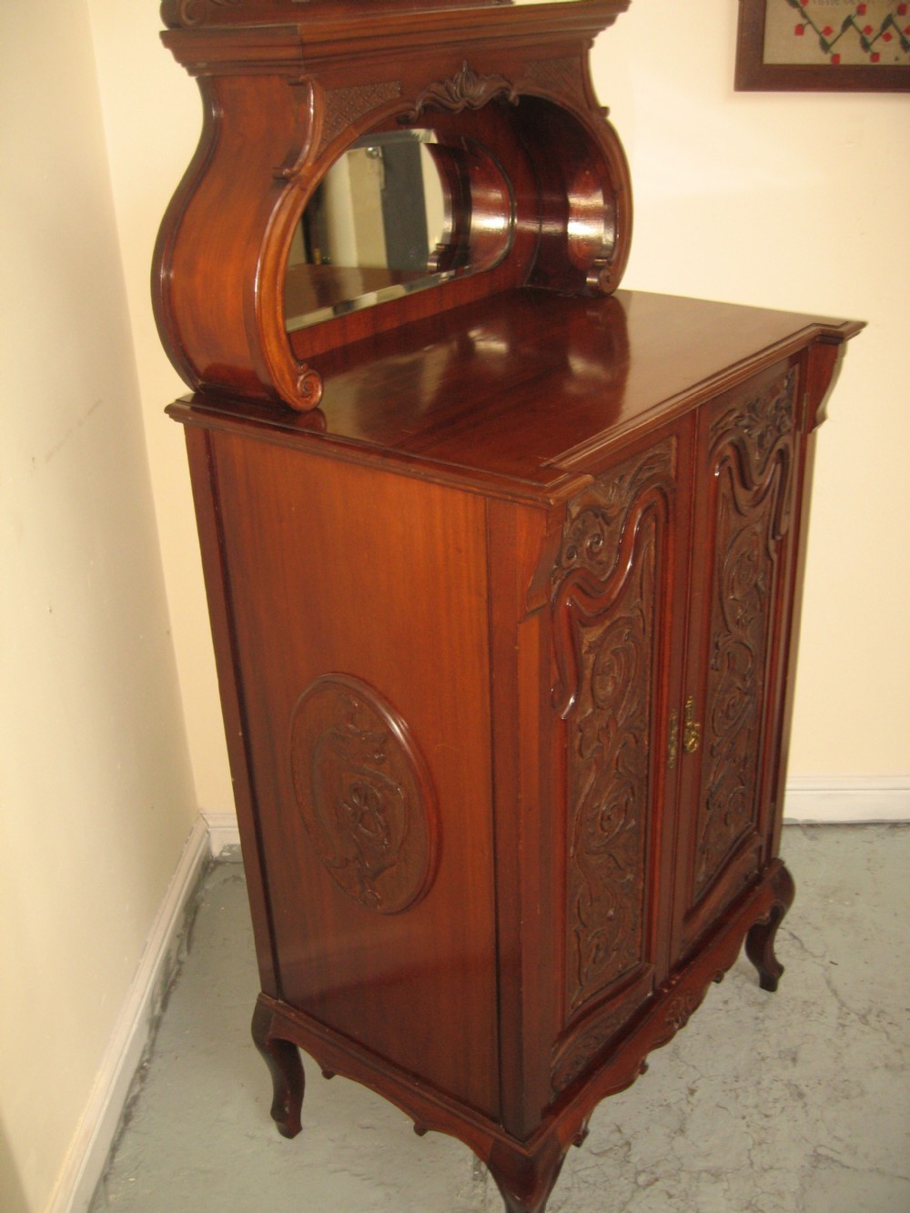 Late Victorian  two door cabinet View III