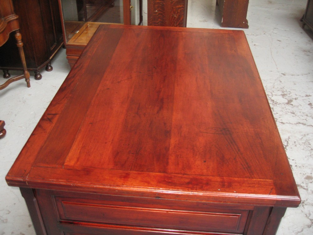Mahogany knee hole desk View III