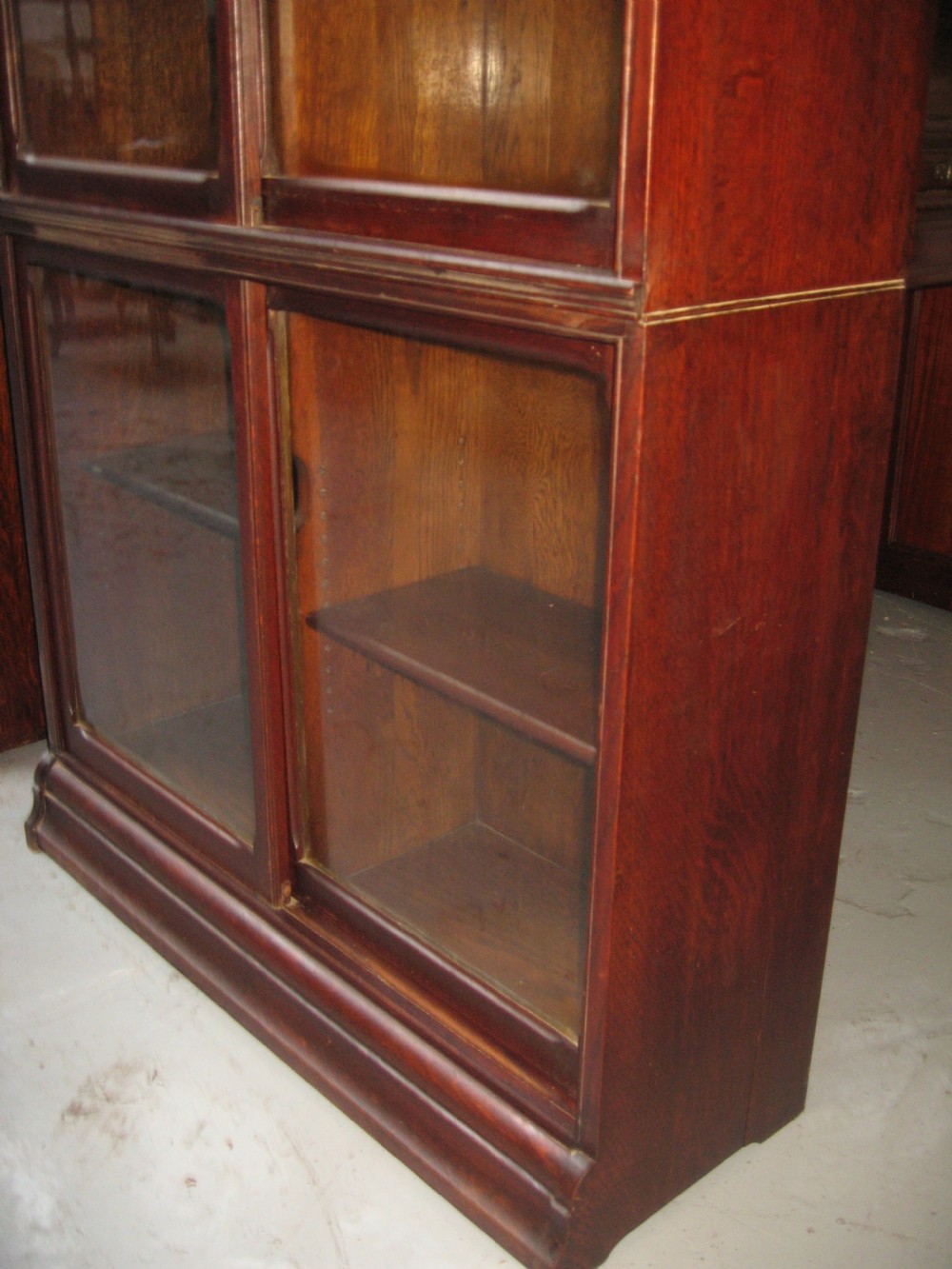 Pair of oak bookcases View IV
