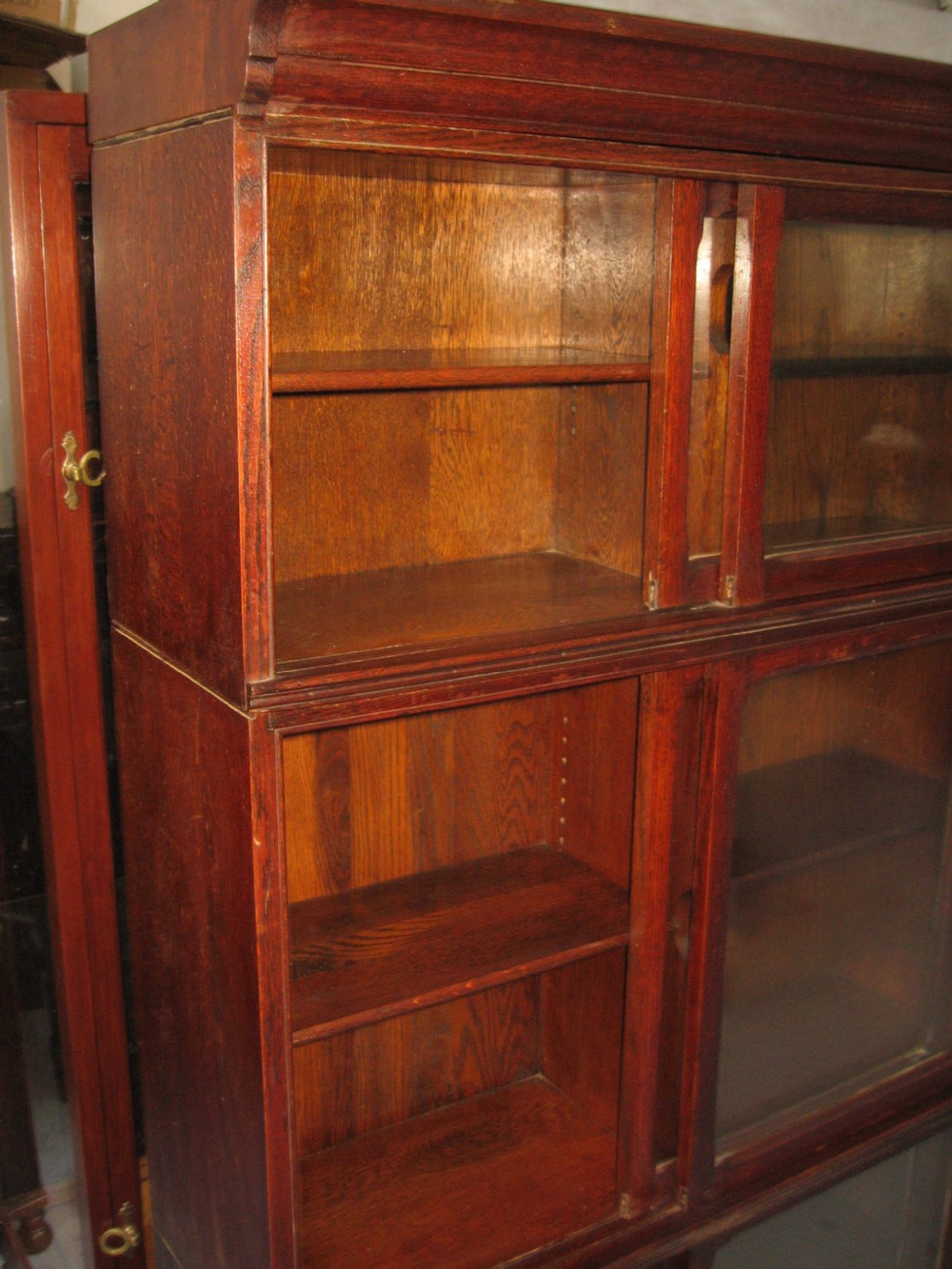Pair of oak bookcases View VI