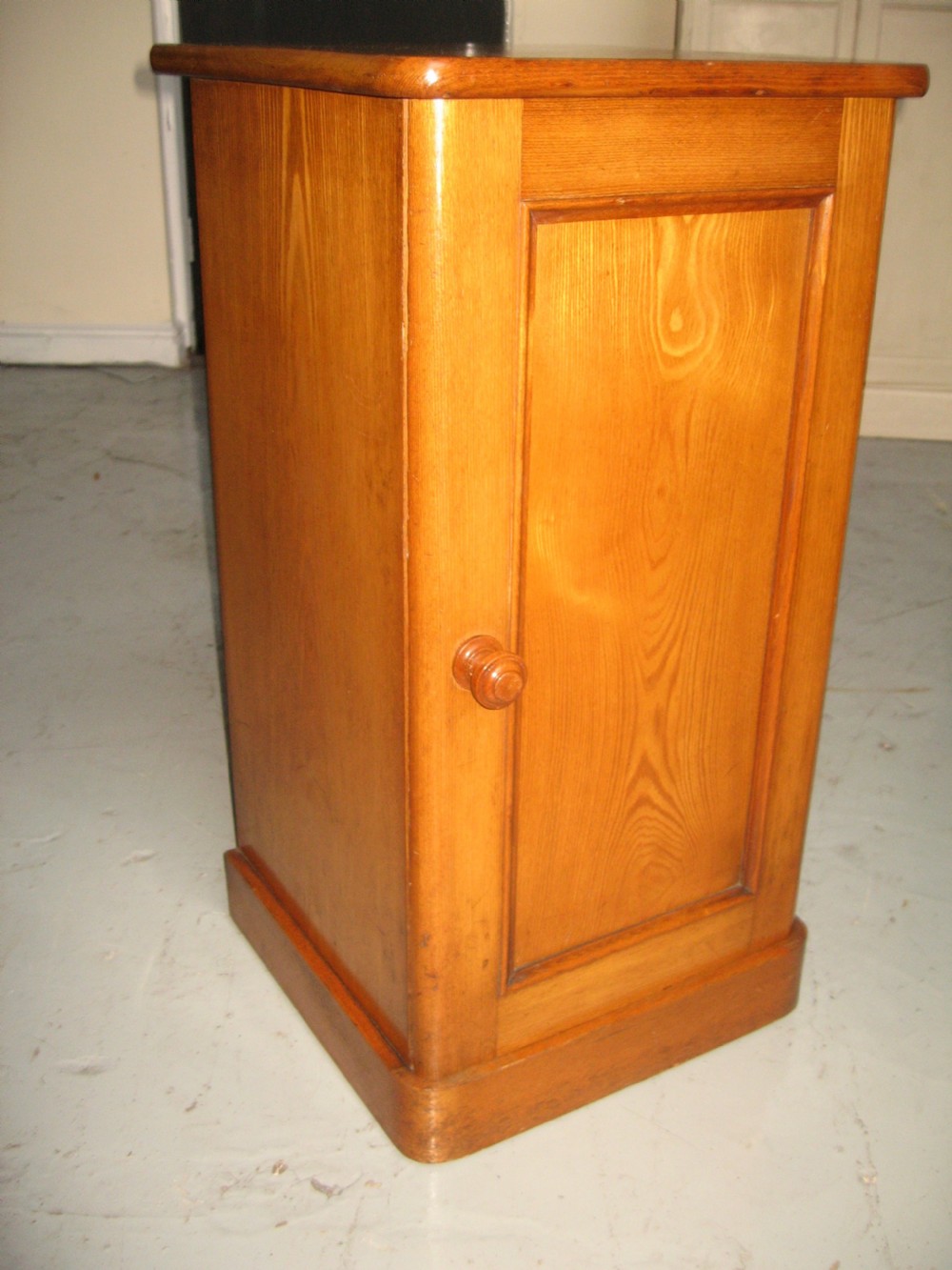 Victorian ash wood bed side cabinet View IV
