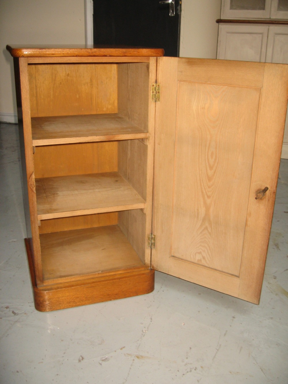 Victorian ash wood bed side cabinet View VI